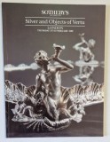 SOTHEBY &#039;S , SILVER AND OBJECTS OF VERTU , CATALOG DE LICITATIE , 1922