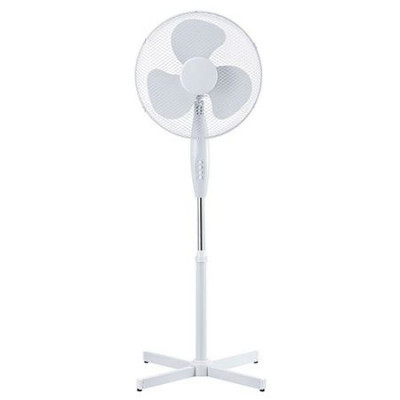 Ventilator cu picior, 40 W, 120 cm, 3 viteze, miscare oscilatoare, Alb foto