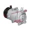 Compresor aer conditionat Ford C-MAX, 2007-2011, Focus III, 2011-2018, motorizare 1.6, benzina, rola curea 110 mm, 5 caneluri, Visteon tip: VS16