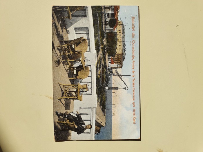 Carte poștală, anul 1912 Constanța, Rom&acirc;nia