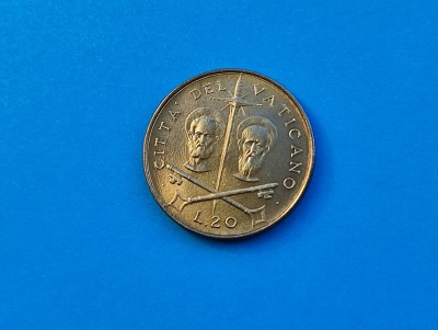 20 Lire 1967 Vatican-UNC-RAR foto