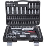 Evotools 609036 - Set capete de insurubare si chei tubulare mixte 108 bucati