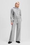 Karl Lagerfeld pantaloni de trening din bumbac IKON culoarea gri, melanj, A3W10117