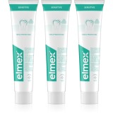 Elmex Sensitive Pasta pentru dinti sensibili 3x75 ml