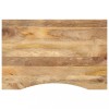 Gossi blat birou cu decupaj curbat 90x50x2,5 cm lemn masiv mango brut