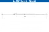 ATE 24.3727-0491.2 Cablu, frana de parcare