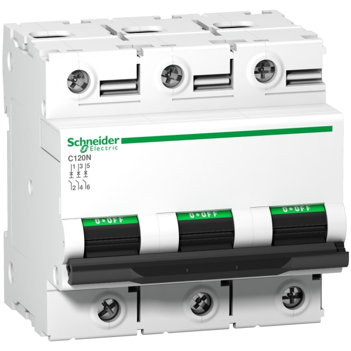 Siguranta automata 63A 3P C 10ka Acti9 C120N Schneider A9N18364