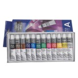 Culori acrilice 12 tuburi , Vibrante si intense pentru picturi de impact