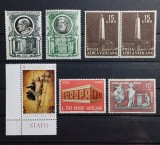 Vatican - lot 7 timbre MNH (unul MNG)