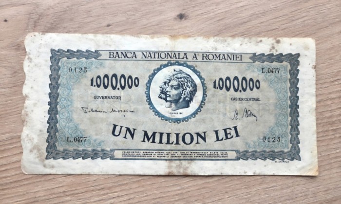 Bancnota 1000000 lei 1947