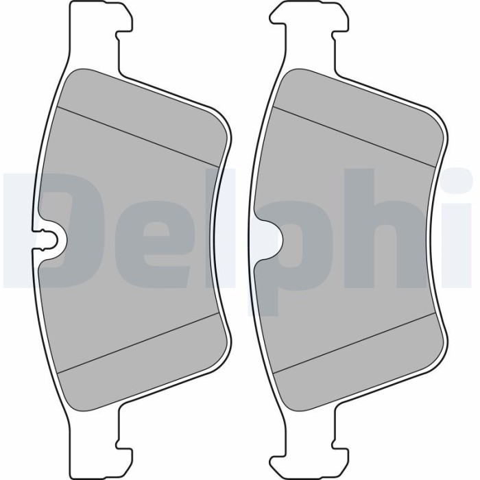 DELPHI LP2139 set placute frana,frana disc