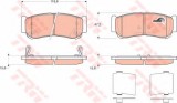 Set placute frana,frana disc HYUNDAI H-1 Starex (H200) caroserie (1997 - 2007) TRW GDB3419