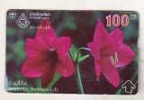bnk card Cartele telefonice - Thailanda - flora - flori - Amaryllis