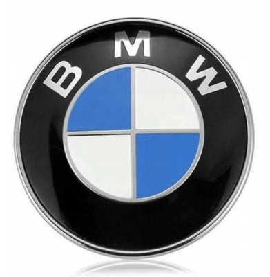 Emblemă cu logo pentru capotă sau clapetă BMW 72MM 8132375 foto