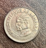 C50 - Moneda foarte veche - Honduras - 20 centavos de lempira - 1973