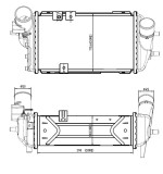 NRF 309063 Intercooler, compresor