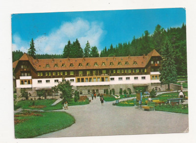 F3 - Carte Postala - Borsec, Pavilionul central, circulata 1974 foto