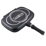 Tigaie dubla grill aluminiu 36x24x7.5cm A0236B Heinner DNC43010