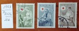 FINLANDA-1954-'' CRUCE-ROSIE''--Serie completa-stampilat'' -Vezi-Scan