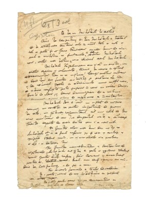 Nicolae Iorga, Manuscris foto