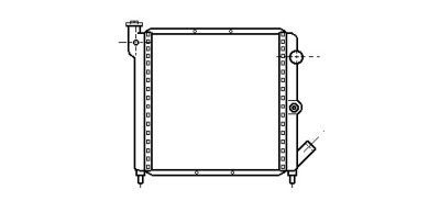 Radiator racire motor Renault 11 (B/C37), 9 (L42), Rapid Caroserie (F40, G40), Super 5 (B/C40) foto