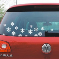 Set stickere auto SnowFlakes (57 buc) - ETCHED GLASS Modern Tuning foto