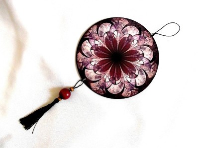 ornament pe lemn mandala 43301 foto