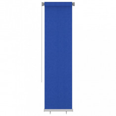 Jaluzea tip rulou de exterior, albastru, 60x230 cm, HDPE