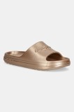 Pepe Jeans papuci BEACH SLIDEMET W culoarea auriu, PLS70165