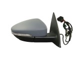 Oglinda usa exterioara VW EOS (1F), 11.2010-2015, View Max, partea dreapta, reglare electrica; grunduit; incalzit; sticla convexa; geam cromat; 6 pin