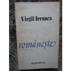 Virgil Ierunca - Romaneste (1991)