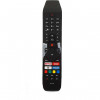Telecomanda , Compatibila Hitachi smart, RC43140 / RC 43141, Netflix, Youtube, Prime Video, neagra