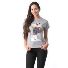 K301-18 Tricou cu maneca scurta si imprimeu cu fata si caine