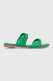 Cumpara ieftin Answear Lab papuci femei, culoarea verde