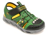Cumpara ieftin Sandale SKECHERS verzi, HYPNO-SPLASH, din piele ecologica