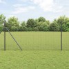 Gard din s&acirc;rmă sudată , Gri 1.2x10 m, Oțel