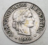 1.316 ELVETIA 5 RAPPEN 1909 B