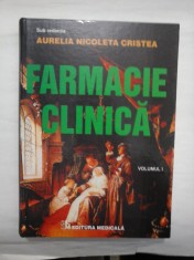 FARMACIE CLINICA VOL I - AURELIA NICOLETA CRISTEA foto