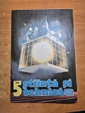 Stiinta si tehnica mai 1988-metroul bucurestean,saxofon electronic
