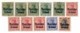 Germania - Ocupatia Germana in Romania in WWI - Marci postale ale Imperiului German suprataxate, supratipar, 1917 - valori neobliterate