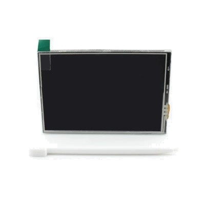 Display cu touchscreen 3.5 compatibil Raspberry Pi 4B 3B+ 3B 2B OKY4018 foto