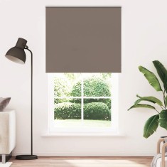 Jaluzea cu role opace cafea 120x210 cm lățime țesătură 116,6 cm foto
