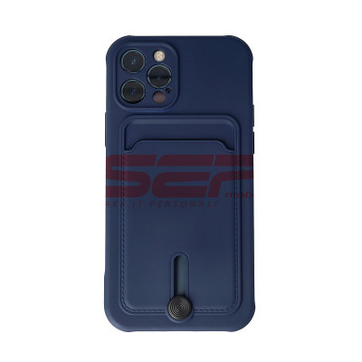 Toc TPU Card Holder Apple iPhone 12 Pro Navy foto