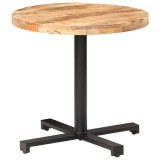 Cumpara ieftin Masa de bistro, &Oslash;80 x 75 cm, lemn de mango nefinisat, rotund