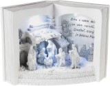 Decor de Craciun MagicHome Betleem in carte cu 3 LED pentru interior