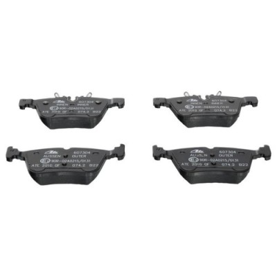 Placute frana Mercedes C Class, 01.2014, C-Class Convertibil, 06.20, Klasa C, 07.20, Klasa C Coupe, 10.20, Klasa C T-Model, 09.20, Spate, , ATE foto