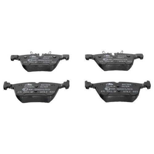 Placute frana Mercedes C Class, 01.2014, C-Class Convertibil, 06.20, Klasa C, 07.20, Klasa C Coupe, 10.20, Klasa C T-Model, 09.20, Spate, , ATE