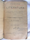 &quot;PRINCIPIE DE LITERATURA&quot;, Ed. a II-a, M. Strajanu, 1893