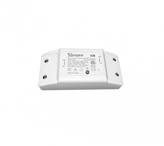 Releu wireless 1 canal Sonoff cu Receptor RF433 10A