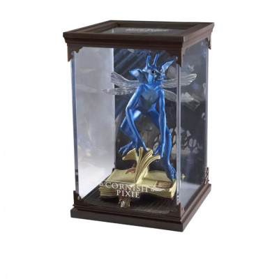 Figurina de colectie IdeallStore&amp;reg;, Cornish Pixie, seria Harry Potter, 17 cm, suport sticla inclus foto